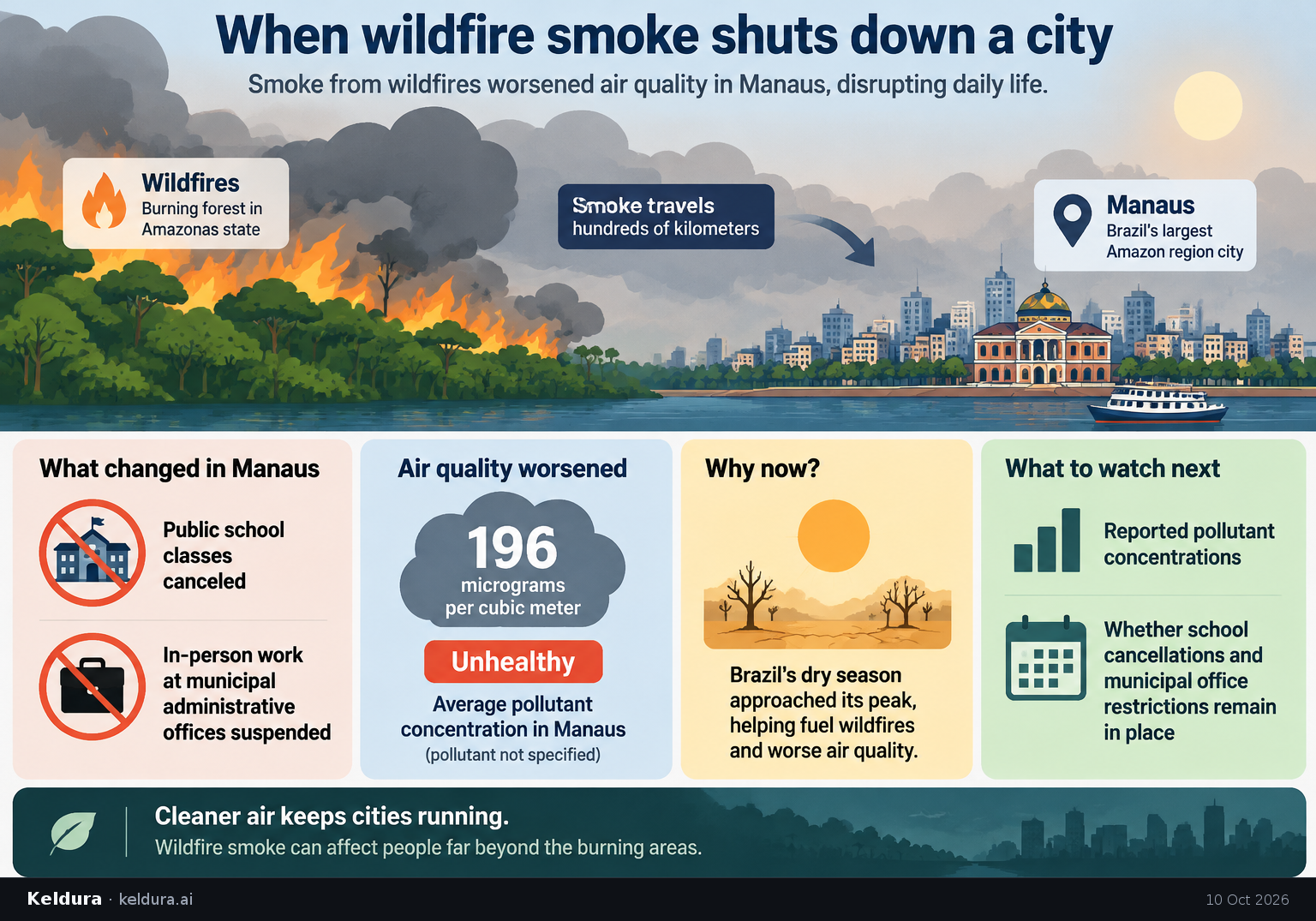 Visual Cheatsheet Version A for When wildfire smoke shuts down a city. Full text follows for assistive technology.