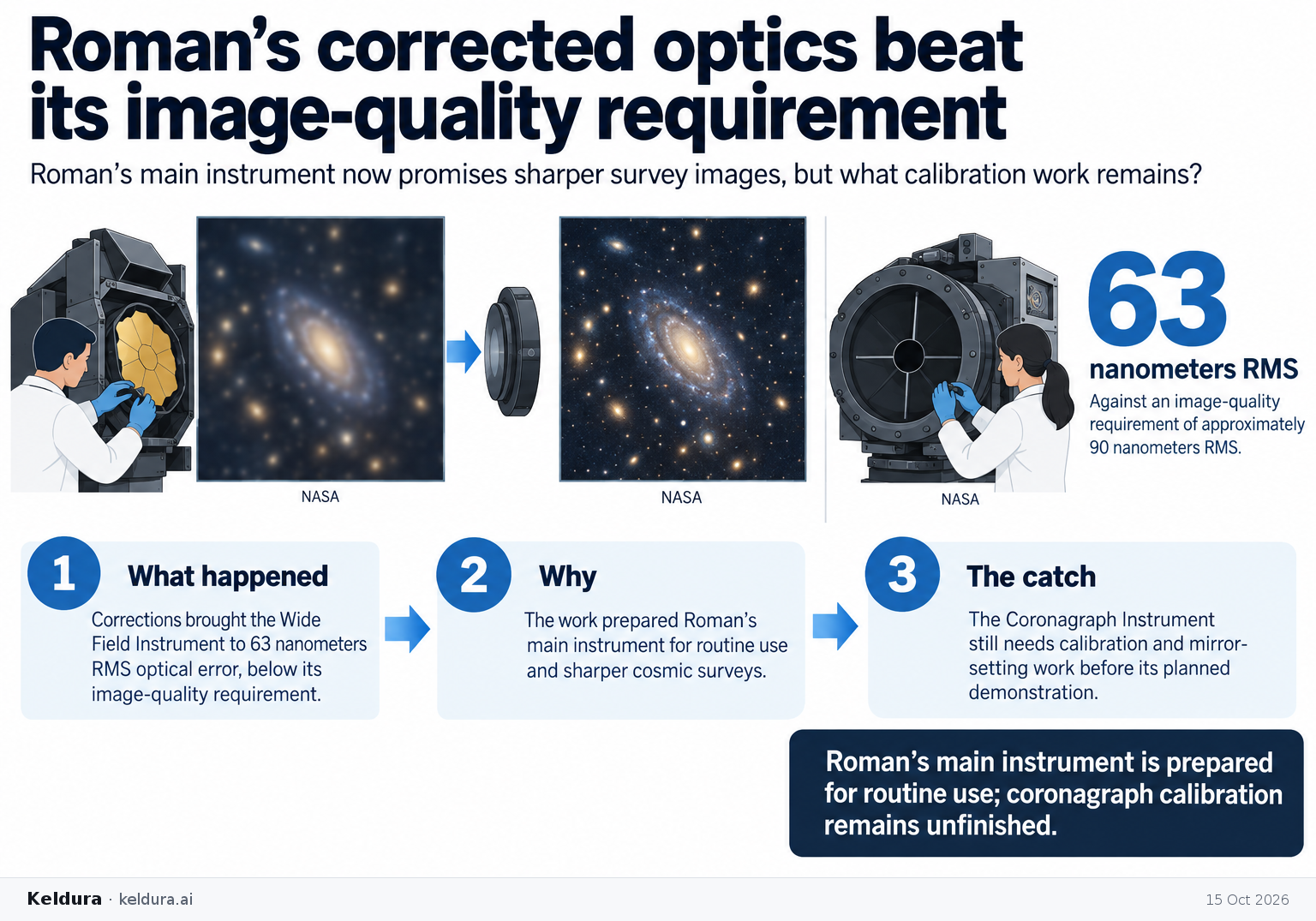 Visual Cheatsheet Version A for Roman’s corrected optics beat its image-quality requirement. Full text follows for assistive technology.